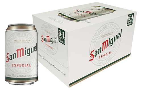 San Miguel Especial Dose 5+1 Gratis DPG Bierpaket EINWEG (5+1 x 0.33l)