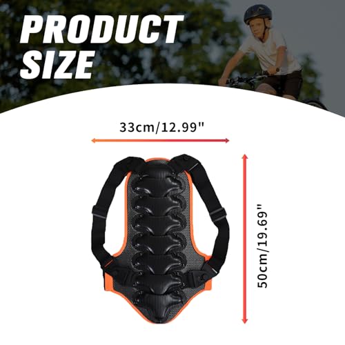 Protection dorsale pour snowboard pliable contre les chocs de ski