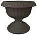 Bloem Grecian Urn Planter, 12", Peppercorn
