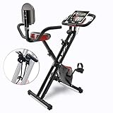 ✅𝗙𝗟𝗨̈𝗦𝗧𝗘𝗥𝗟𝗘𝗜𝗦𝗘: Der extra-leise Riemenantrieb und das stufenlose 2-Wege-Magnetbremssystem sorgen für reibungsloses Trainieren zuhause. Durch 4kg Schwungmasse mit 3-teiligem Tretlager wird die Kraft der Pedale optimal auf das Schwungrad übertragen – für eine gleichmäßige Laufruhe und effiziente Bewegungen.