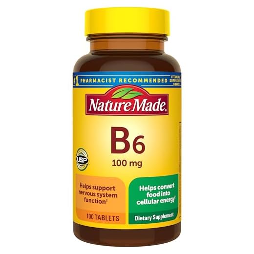 Nature Made Vitamin B6 100mg Tablets