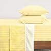 Amazon.com: Wake In Cloud - Striped Bed Sheets, 4-Piece Sheet Set ...