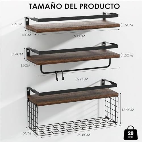 Opiniones y reviews de Repisas flotantes para cocina los más recomendados. 27 Imagen adicional