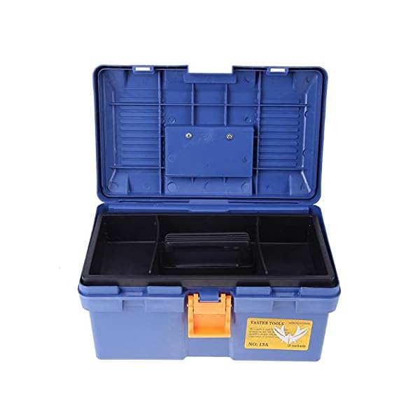 EXUAN Werkzeugkasten für Zuhause, Fahrzeugwartung, Handwerk, Hardware, Aufbewahrungsbox, Reparatur, Werkzeugkoffer… – Bild 3