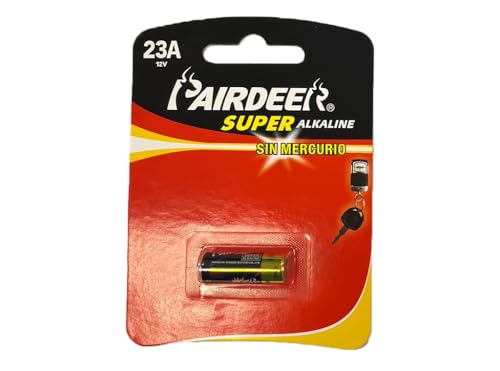Pila alcalina 12V 23A, Blister de 1 Unidad, Ideal para Dispositivos remotos, Juguetes y Accesorios electrónicos.