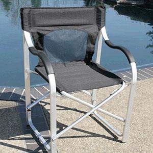 Faulkner Furniture 43948 Dlx. Director Chair Black