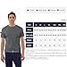 BAMBOO COOL Men's Undershirts Moisture Wicking Crewneck T Shirts, Breathable Stretch Soft Tees for Men, 6 Pack