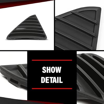 Front Passenger Side Bumper Grille Compatible with Ford Focus(submodel: S SE) 2012 2013 2014 CP9Z17K946B, FO1039114 Black