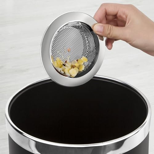 Colador para fregadero de cocina, acero inoxidable, 4.5 in diámetro miniatura 5
