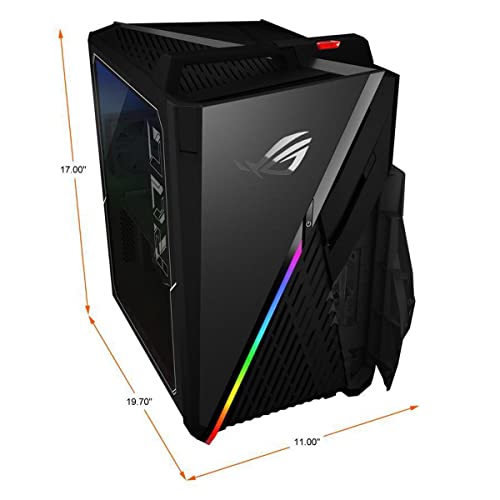 Image of ASUS ROG Strix GA35 Gaming Desktop PC, GeForce RTX 3090, AMD Ryzen 9 5900X, 32GB DDR4 RAM, 1TB PCIe SSD + 2TB HDD, Dual Hot-Swap SSD Bays, ROG Scope & Chakram, Windows 11 Professional, GA35DX-XH999