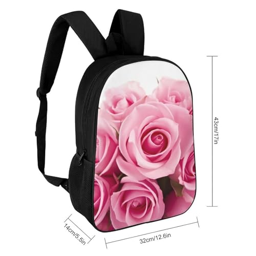 Rose Backpack for Men Women, Heavy Duty Backpack Large Capacity, Durable Lightweight Travel Daypack2
