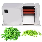 110V 15W Semi-automatic Pea Bean Sheller, Electric Pea Sheller Machine for Peas/Soy/Beans/Edamame Motor speed: 50 RPM (US Stock)