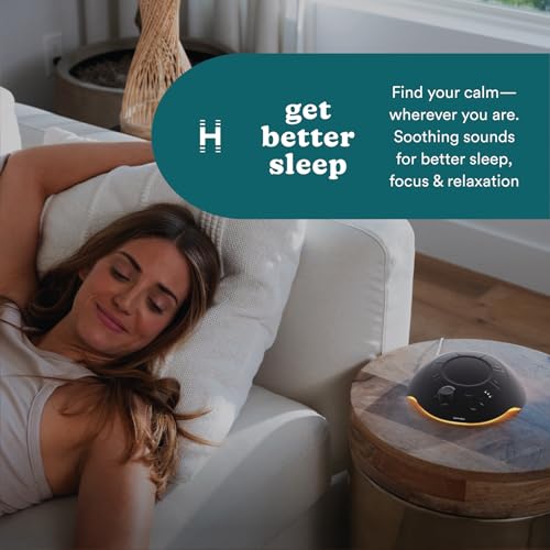 Machine sonore portable avec veilleuse intégrée et 12 sons Homedics - 2