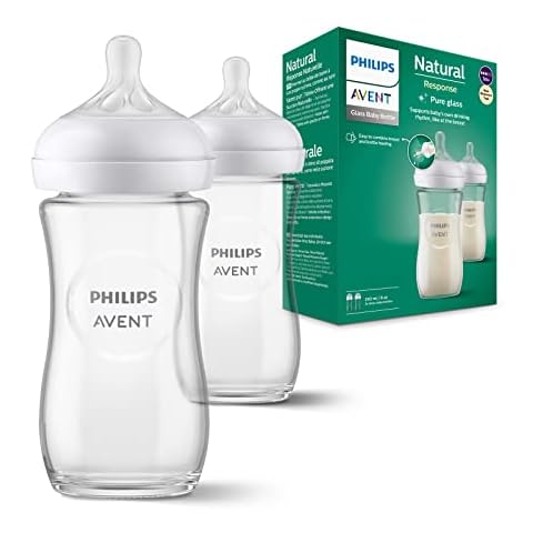 Philips Avent Natural Response Glass Baby Bottle 240ml Cover