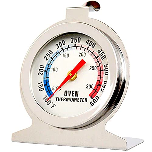 Termômetro Analógico Forno 600° Inox Com Base