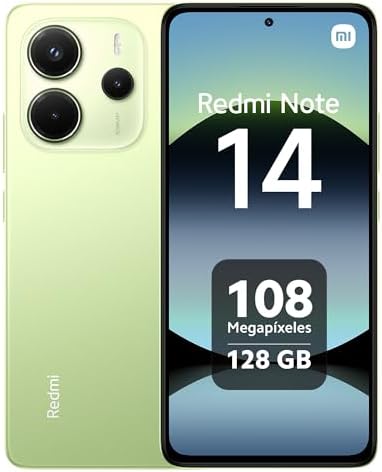 XIAOMI Redmi Note 14 - Smartphone de 6+128GB, Pantalla de 6.67" A...