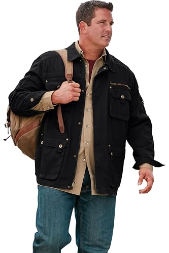 Boulder Creek by KingSize Men's Big & Tall 9 Pocket Twill Utility