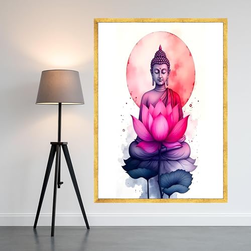 Tableau Bouddha anti-stress pour retrouver le calme avec décoration murale zen