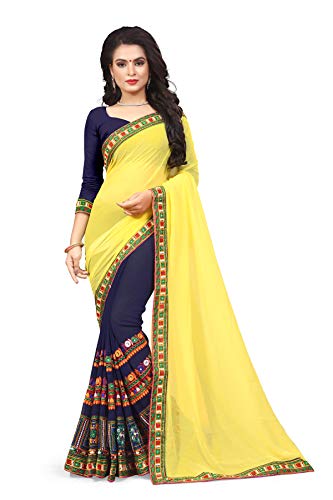Image of SERONA FABRICS Ethnic Saree (or) Sari for Women, Ideal for Wedding, Party, Festive & Daily Wear