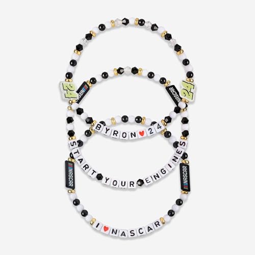 FOCO NASCAR William Bryon Womens 3 Pack Friendship Bracelet