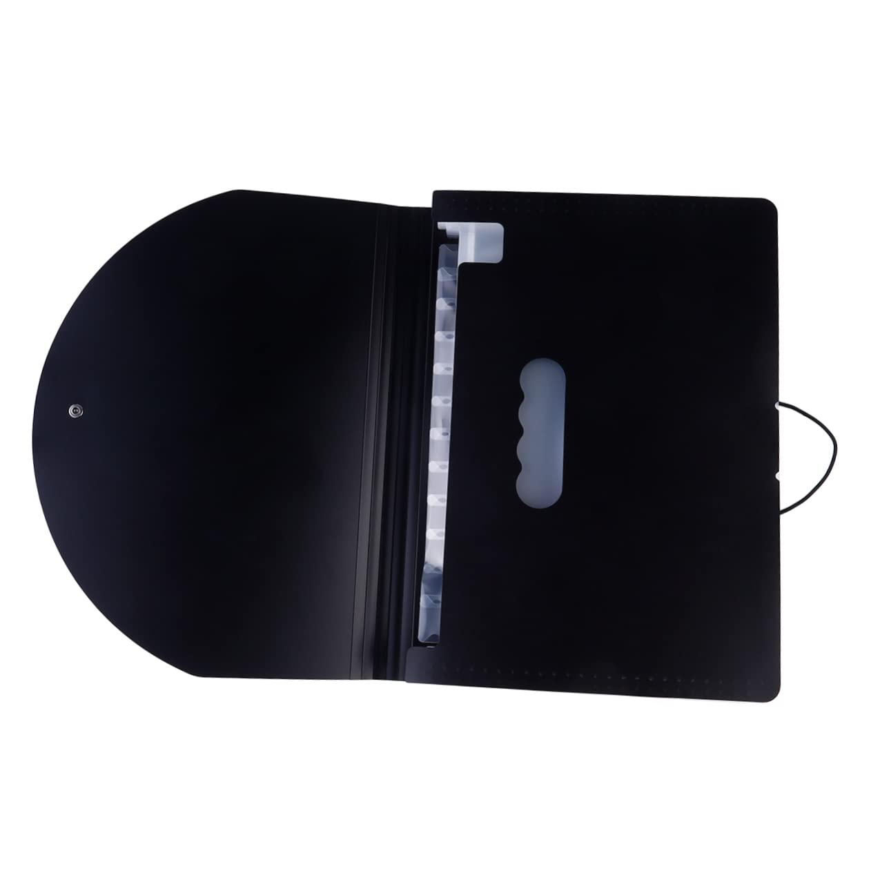 OFFSCH 1 PC Document Holder Black PP Plastic File Organizer with Frosted Texture for Office Use and Stylish Design for Document Storage and Organization