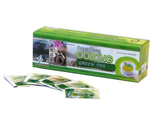 150G - 50 Bags of 3g Green Tea Teabags - Teawan Oolong Green Tea Bags - Taiwan tea, Taiwan Oolong, Oolong Tea, Oolong Green, Value Pack, Hot and Cold Brew