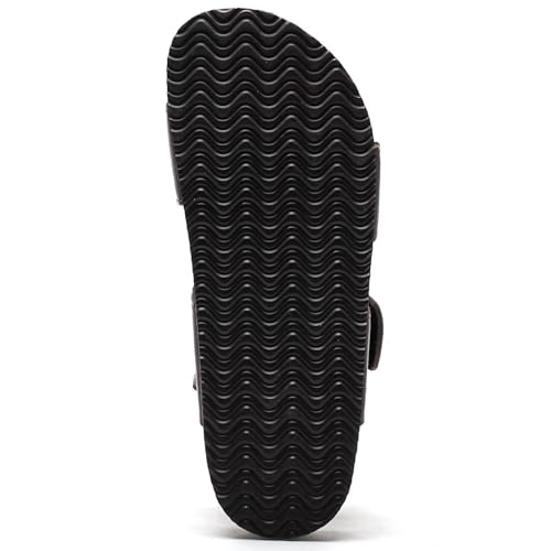 Torotto Girls Boys Sandals with Cork Footbed Adjustable Straps Summer Glitter Slides Sandals Open Toes Flat for Kids Toddler4