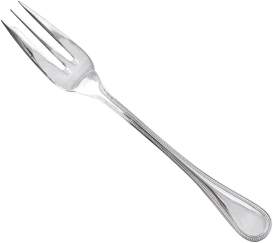 Christofle Perles II Stainless Steel Serving Fork