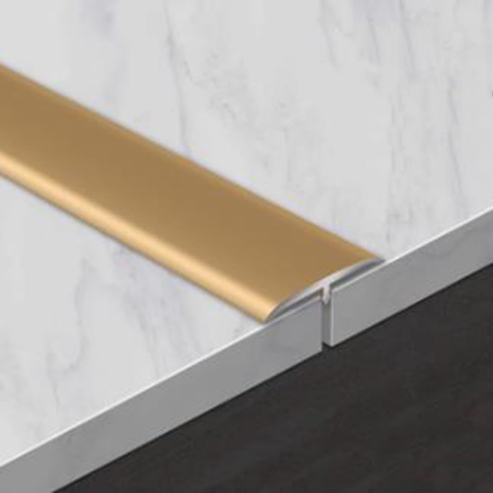 35.4" Floor Transition Strip T Molding Threshold Strip Gap Covering Aluminum for Joining Floor Gaps Carpet Tiles