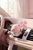 MOAYZRO Cute Car Air Vent Clip, Piggy Spinning Fan Ornament, 3D Animal Vehicle Air Conditioning...