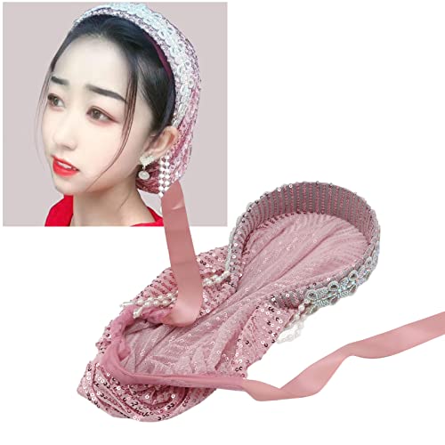 Zerodis Hijab for Women, Elegant Elastic Flexible Scarf Soft Silky Hot Rhinestones Bow Muslim Headband for Muslim Women()2