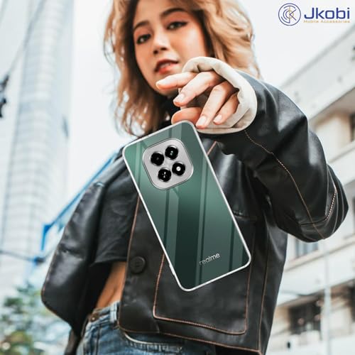 Image of Jkobi Back Cover for Realme C63 5G (Silicone Clear Shockproof Case with Camera Protection | Soft and Flexible | Transparent)