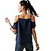 ARIAT Women's Dolly Top, Midnight Navy, Size Small