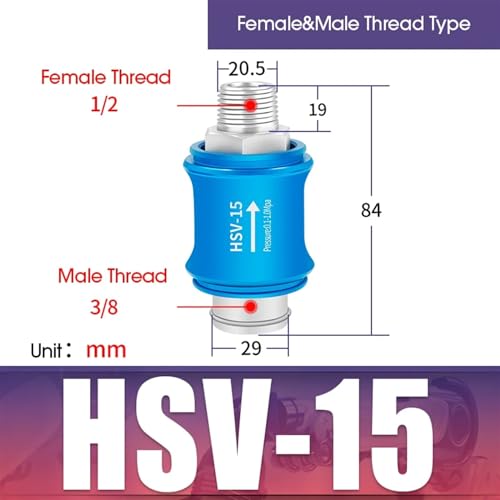 Contrôle du débit précis avec la vanne à glissière HSV-15 G1/2 - 3
