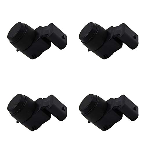 TLKHENG 66202180146 PDC Parking Assist Sensor Bumper Reverse Backup Parking Sensor 4PCS 3 Pins Compatible with BMW E81 E87 E90 E92 E84 E89 MINI R56 X1 Z4,66200393938