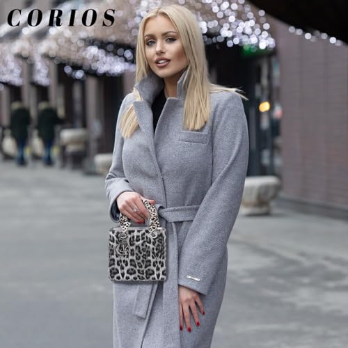 Image of Leopard Print Handbag - Women's PU Leather Crossbody Bag, Waterproof, Fashion Messenger & Satchel Bag