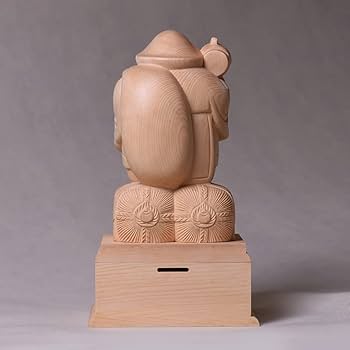 七福神　木彫り　置物 七福神 大黒天 木彫り 置物 インテリア C728 - メルカリ