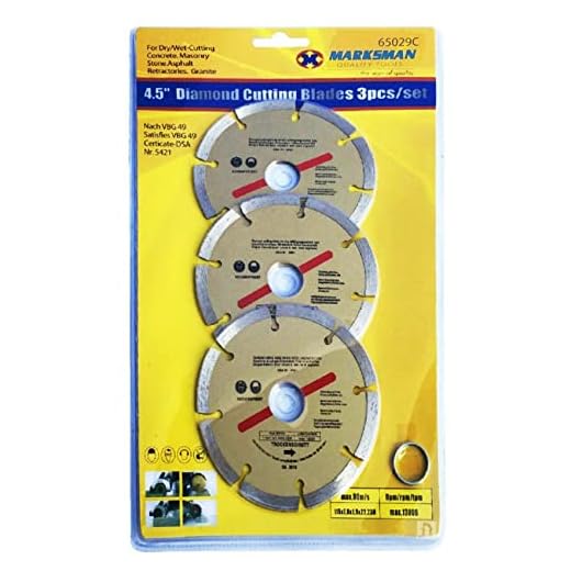 NTI Diamond Cutting Blades for Angle Grinders