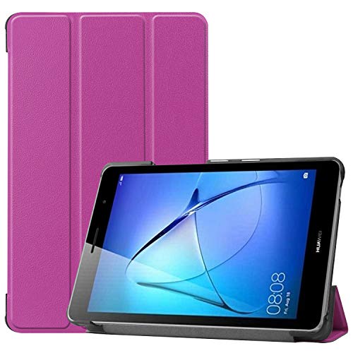 Lobwerk Tablet Case for Huawei MatePad T8 8.0 Inch Slim Case with Stand Function and Auto Sleep/Wake Function Purple