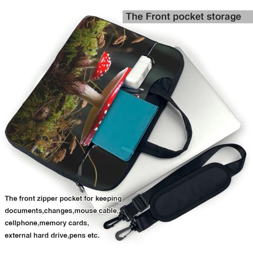 Bolso maletín para laptop 15.6 pulgadas con diseño de hongos miniatura 5