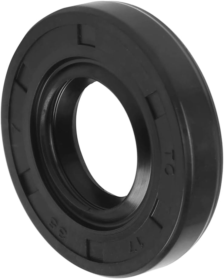 PATIKIL 17mm X 35mm X 7mm Oil Shaft Gasket, Rubber Double Lip TC Oil Seal