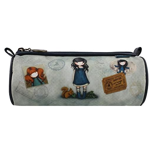 Santoro - Estuche cilíndrico gorjuss azul
