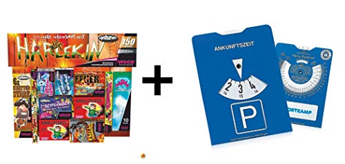 Preisvergleich Produktbild 150 Teile - HARLEKIN - KINDERFEUERWERK + Parkscheibe