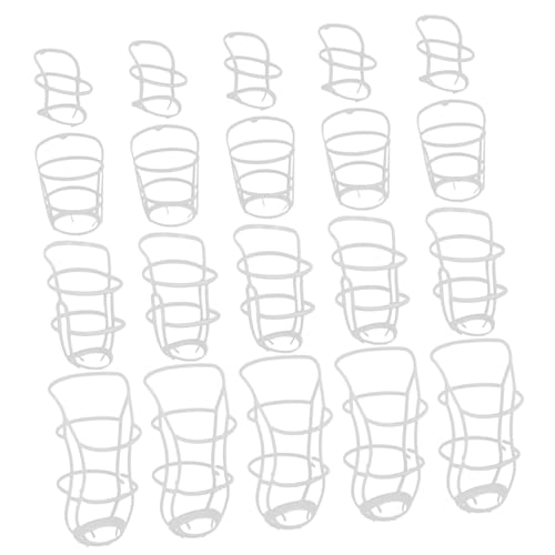 FOMIYES 40個 輸液ボトル吊り下げネット ドリップスタンド バイアルホルダー メッシュバッグ ボトル用 生理食塩水ネット ポータブル プラスチック 病院 クリニック