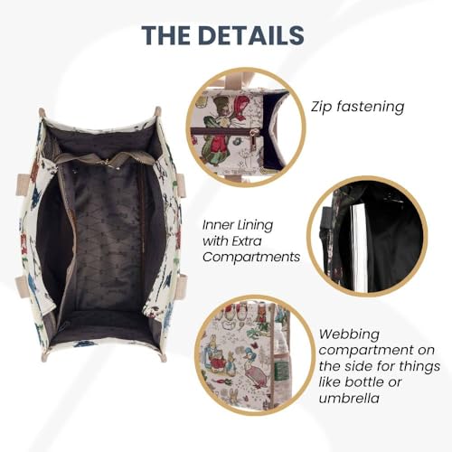 Bolso Tote para Mujer con Diseño Peter Rabbit miniatura 6
