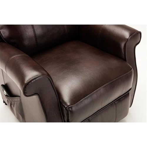 Sillón Eléctrico Reclinable Marrón miniatura 6