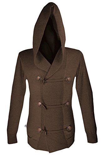 Assassin's Creed Men Knit Cardigan Musketeer Brown XS