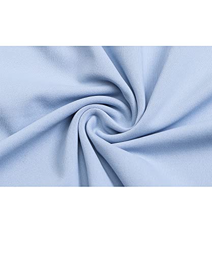 Vidusou Women's Workout Polo Shirt, Short Sleeve Golf Tennis Ball Game Top, Lightweight Moisture Wicking - Blue M #TOP4