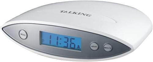 The Braille Superstore Easy-Touch Talking Clock/Alarm Clock for The Blind,