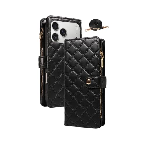 RNOZX For iPhone 16 Plus�p ���@�\�`�F�b�N���X�}�z�P�[�X TPU���U�[�� �ϗ����J�o�[�iFor iPhone 16 Plus�p/�u���b�N�j